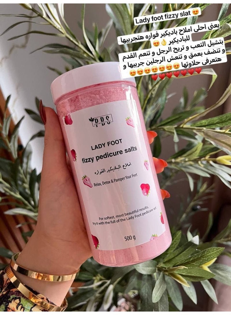 بي بي إس ملح القدم الفوّار lady foot من  PBS مش بس خطوه تهدّي الأعصاب، ده علاج للتعب، وانتعاش فوري، وترطيب ناعم بيحضن رجلك!  🩷 ملح القدم الفوّار من Pure Beauty Secret – تركيبة غنية بالمعادن الطبيعية – يعالج التعب، ينعم الجلد، ويريّح الأعصاب – بريحة تهدي القلب قبل الجسم  💗 يساعد على:  • إزالة التعب والإجهاد  • تنعيم الكعبين  • تحسين الدورة الدموية  • راحة نفسية وبدنية من أول استخدام  🎀 لأنك تستحقي لحظة راحة… حتى لو بسيطة.  … راحة من أول لمسة. - Image 1